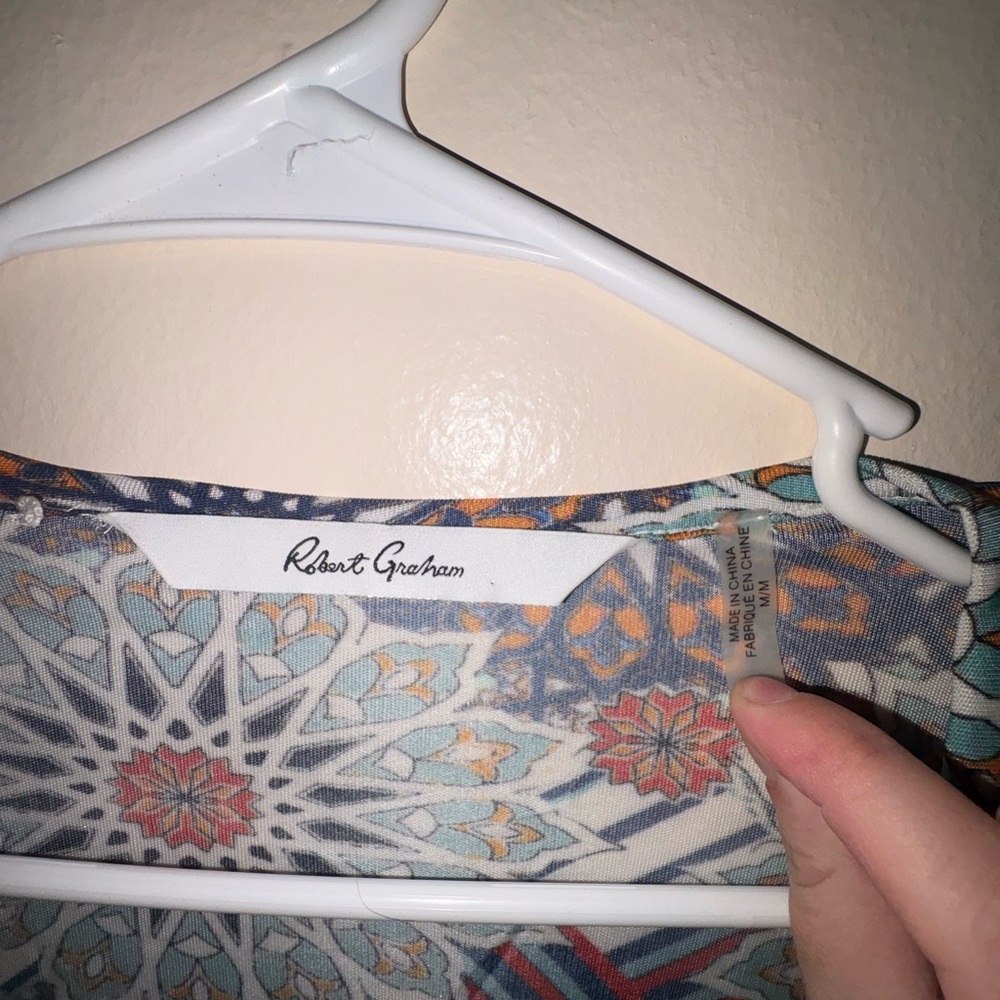 Robert Graham Multicolor Patterned Dress - Picture 2 of 3